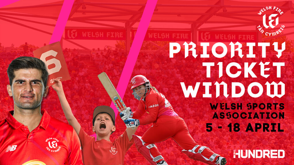 Check out the Early Bird Priority Ticket Window for The Hundred and bag reduced prices on tickets for Welsh Fire fixtures!