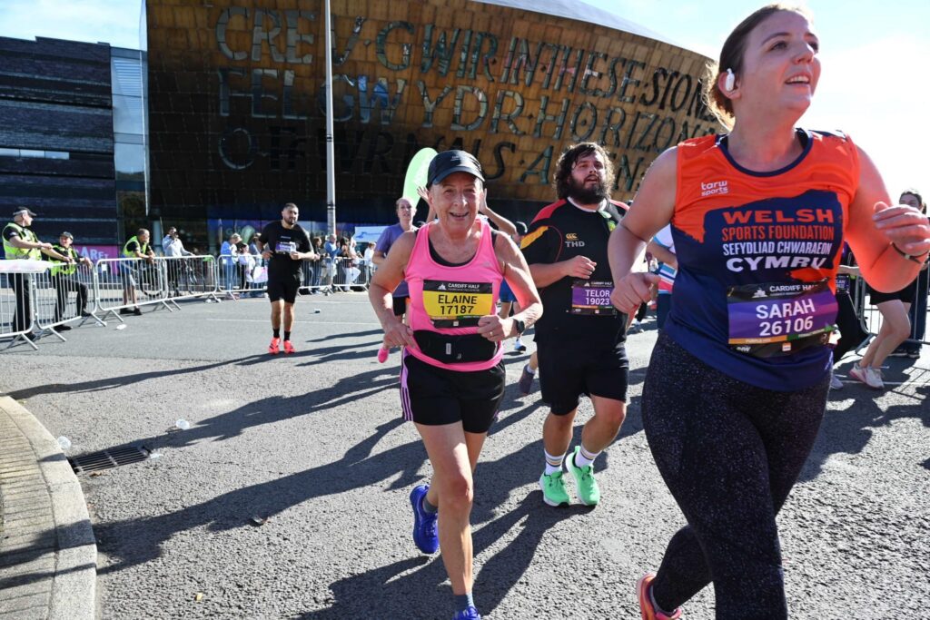 16 runners raised over £7000 for the Welsh Sports Foundation.