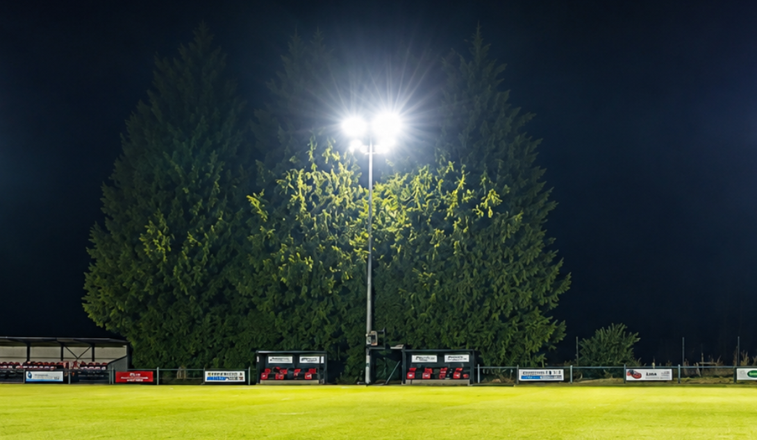 Goytre AFC upgrades facilities with smart LED floodlighting from Floodlighting and Electrical