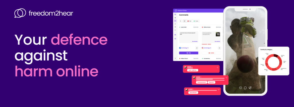 Freedom2hear is the Welsh Sports Association's Digital Safeguarding Partner.