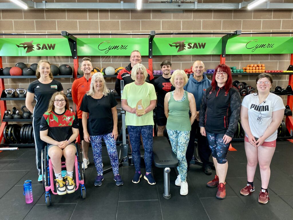 Strength Academy Wales, a Weightlifting Wales club, picked up the club of the Month award from Every Body Moves.